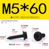 Parafusos Autoatarraxantes Sextavados Externos com Flange Dentada Zinco Preto Aço Inoxidável 304 M3~M8 Parafusos Autoatarraxantes Padrão Guangdong Gbwa