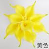 Flor de calla mini de PU de ramo único simulada, adereços de decoração para casa e casamento, flor simulada de alto padrão, presente