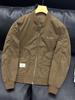 Chaqueta Bomber para Hombre Primavera y Otoño Holgada Talla Grande Chaqueta Ropa de Trabajo Estilo Americano Retro Casual Trendy Marca Solapa Traje de Béisbol