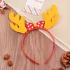 Decoración Navideña Hecha a Mano DIY Paquete de Materiales para Manualidades Hechas a Mano de Jardín de Infancia Diadema para la Cabeza Infantil Regalo Creativo No