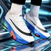 Zapatos de Punto Flyline para Hombre Zapatos para Correr con Amortiguación de Aire y Placa de Carbono Zapatos Deportivos Ligeros con Absorción de Impactos Suela Suave Zapatos para Correr Maratón para Mujer