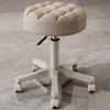 Silla de Peluquería Barbería Hogar Manicura Taburete Redondo Taburete de Belleza Salón de Belleza Giratorio Elevador Polea