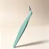 Pinça Pinça Curva em Forma de 7 Pinça para Cílios Postiços Pinça para Alongamento de Cílios Pinça de Aço Inoxidável Pinça para Iniciantes Pinça em Forma de 7