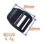 Mercadorias de fábrica fivela de olho fivela trapezoidal curva ajuste de alça de mochila fivela de quatro barras fivela de escada plana fivela de ajuste de plástico