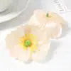 Cabeza de Flor de Amapola Simulada con un Diámetro de 8 cm, Accesorio para Pasador de Pelo DIY, Decoración Floral para Ropa, Empaque de Caja de Dulces para Bodas