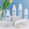 Botella para Sub-Embotellado de Envase Cosmético para Mascotas 40-100ml Botella Espumadora de Plástico Blanco con Boca Elevada y Cabezal de Bomba de Presión Botella de Espuma