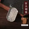 Molde de hierro Molde para varillas de incienso Hecho a mano DIY Método antiguo para hacer incienso Juego de herramientas de un solo y doble cara Molde para prensar polvo de incienso Colgante
