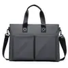 Maletín para Hombre Modelo Nuevo 2026 Transfronterizo, Bolso de Negocios Horizontal, Bolsa para Laptop de Gran Capacidad, Bolso Cruzado de Hombro Único