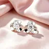 Pendientes elegantes de plata de ley 925 con trébol y circonita, estilo coreano, a la moda, exquisitos, de lujo ligero, pendientes de diseño de alta gama para mujer