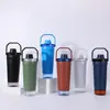 Taza Batidora Nueva Simple Escarchada, Taza Térmica de Acero Inoxidable 304 de Gran Capacidad, Botella de Agua Deportiva Portátil para Fitness al por Mayor