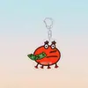 Llavero Periférico de Anime Bob Esponja Serie Rana Linda Sr.. Colgante de Mochila Escolar Acrílico de Krabs Calamardo