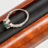Anillo de Cabujón Azul Cielo de Jadeíta Birmana Natural para Mujer, Estilo Fresco y de Moda, Estilos Diversos, Único en su Tipo 9331