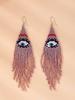 Cinco características, ojos, aretes, explosiones amazónicas, aretes de borla larga caliente transfronterizos europeos y americanos, aretes bohemios