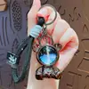 Llavero Creativo y Moderno de Oso Cielo Estrellado, Llavero Personalizado para Coche de Hombre, Colgante para Bolso de Mujer, Exquisito Accesorio Pequeño