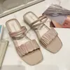 Sandálias de Salto Anabela 2022 para Mulheres, Sandálias de Verão Estilo Romano, Sandálias Versáteis de Salto Grosso com Duas Tiras, Uso Duplo para Mulheres, Sapatos Antiderrapantes de Solado Grosso