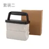 Conjunto de Ferramentas de Limpeza para Churrasco Amazon Transfronteiriço Conjunto de Limpeza para Churrasco e Teppanyaki de Aço Inoxidável Espátula de Limpeza