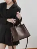 Bolso de Piel de Vaca de Primera Capa, Bolso de Mano de Gran Capacidad, Bolso Cruzado Sencillo, Nuevo Bolso de Piel Genuina para Mujer Estilo Coreano 2026 para Viajes