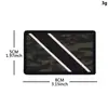 Taiyi Fornecimento Transfronteiriço Mancha Tingida e Pano Bordado Duobaago Patch Crânio Bandeira Emblema Velcro