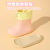 Botas de Lluvia Jelly Baby, Botas de Lluvia Antideslizantes para Niños, Zapatos Impermeables Lindos para Niños y Niñas para el Jardín de Infancia, Zapatos de Goma para Niños