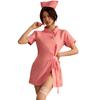 Fábrica en stock uniforme sexual ropa de enfermera sexual seductora uniforme de hotel ropa de enfermera ropa interior sexual generación