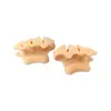 Sebs Separador de Dedos para Chinelo de Três Furos Separador de Dedos de Silicone Sobreposto Protetor de Dedos Separador de Dedos Espessado Almofada para a Parte da Frente do Pé