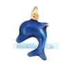 L34 colar pingente colorido Areva vieira estrela-do-mar cavalo-marinho charm joia de verão para praia e férias