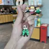 Chaveiro de Anime Desenho Demon Slayer Figurinhas Periféricas Caixa Surpresa Pingentes Fofos para Bolsa