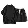 Traje Casual para Hombre 2026 Verano Holgado Camiseta de Pareja Estrella Cro de Manga Corta Pantalones Cortos Conjunto Deportivo de Dos Piezas Ropa de Hombre Ins