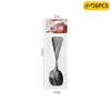 Amazon Transfronterizo Shangchao 6 Piezas Vajilla de Acero Inoxidable Cuchillo y Tenedor Cuchara Hotel Cuchillo y Tenedor para Steak Occidental Traje de 24 Piezas