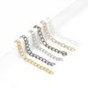 Material de cadena extendida de AliExpress para hacer pulseras y collares hechos a mano, accesorios de joyería DIY, además de cadena de ajuste de cadena larga, cadena de cola.