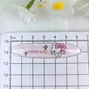 Novo Rosa Retro Estampa de Leopardo Gatinho Resina DIY Grampo de Cabelo Acessório de Cabelo Artesanal Ímã de Geladeira Patch Acessório Materiais