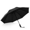 Paraguas Creativo de Diez Varillas Totalmente Automático de Plegado Inverso para Dos Personas, Protección Solar y Sombrilla de Negocios, Doble Uso para Lluvia y Sol, con Impresión de Logo