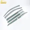 Adecuado para 25 Modelos de Volkswagen Teramont Pro Deflector de Lluvia Tira Brillante de Acero Inoxidable 3D Moldura Accesorios Exteriores Suministros Automotrices