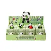 Nuevo modelo de bola de carbón fruta panda caja sorpresa auténtica figurita linda decoración de escritorio para el hogar adorno artesanal creativo