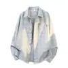 2026 Nuevo Llegada Camisa de Cuadros de Manga Larga para Hombre Estilo Coreano Marca de Moda Camisa Casual Holgada Ropa Exterior para Hombre