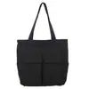 Bolsa de Lona Retro Estilo Japonês Transfronteiriça, Bolsa de Mão de Grande Capacidade, Bolsa de Lona para Trabalho e Aulas Particulares, Bolsa Tote para Alunos