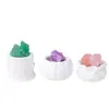 Caja de aromaterapia de yeso de cristal natural, piedra difusora sin llama, yeso para colorear DIY, adorno de piedra de cristal pintado