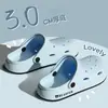 Zuecos de suela gruesa de EVA para aumentar la altura para mujer, nuevo estilo de verano, sandalias casuales de playa para la costa, ropa deportiva y para exteriores