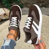 Comércio Exterior Tamanho Plus Sapatos de Treino Alemães Retrô Femininos 2026 Primavera Nova Cor Color Block Estilo Hong Kong Sapatos Casuais Moda Sapatos de Plataforma Baixa