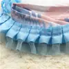 Punto 4cm doble capa descuento satén encaje ropa de muñeca accesorios de ropa de boda encaje de nieve