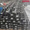 Cadena de Paso Grueso de Alta Resistencia Transmisión Industrial Personalizada Cadena de Rodillos de Acero al Carbono 152.4 Cadena Grande Curvada para Transportador No Estándar