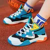 Zapatos de Baloncesto para Niños Hebilla Giratoria Malla Adolescentes Zapatos Deportivos para Niños Zapatos para Niños Transpirables Zapatos de Entrenamiento para Exteriores para Niños