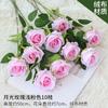 Rosa de Simulación Día de San Valentín Ramo de Plástico Decoración del Hogar Flor Artificial Sala de Estar Mesa de Comedor Arreglo Floral Decoración con Flores Secas