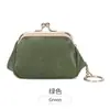 Nova porta-moedas de clipe retro criativo mini bolso de armazenamento bolsa dourada porta-moedas estilo japonês bolsa portátil para guardar moedas