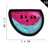 Etiqueta de Bordado por Computadora Yuanda Pegamento Termofusible Fruta Sandía Parche Bordado Parche Cereza Parche Accesorios de Ropa DIY Parche de Tela