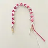Estilo Nuevo Europeo y Americano Flor de Margarita Bohemia Cuerda Trenzada Hecha a Mano Correa de Repuesto para Bolso Cordón