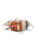 Bolsa de Peito Masculina Multiuso, Bolsa para Garrafa de Água para Esportes ao Ar Livre, Pequena Bolsa Transversal para Montanhismo e Caminhada, Bolsa Feminina para Celular em Cor Contrastante