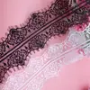 Fujian Hongda renda novo fornecimento requintada cor preto e branco renda de cílios 854# largura 10cm