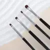 4 Brochas de Maquillaje de Pelo de Caballo, Set de Sombras de Ojos, Brocha para Difuminar, Brocha Iluminadora, Comercio Exterior Transfronterizo al por Mayor, Dropshipping