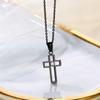 Cadena de Joyería para Suéter de Otoño e Invierno para Mujer, Accesorios de Alta Gama de Acero Inoxidable, Colgante Incrustado de Diamantes, Collar de Acero Inoxidable, No se Desvanece, Lujo Ligero